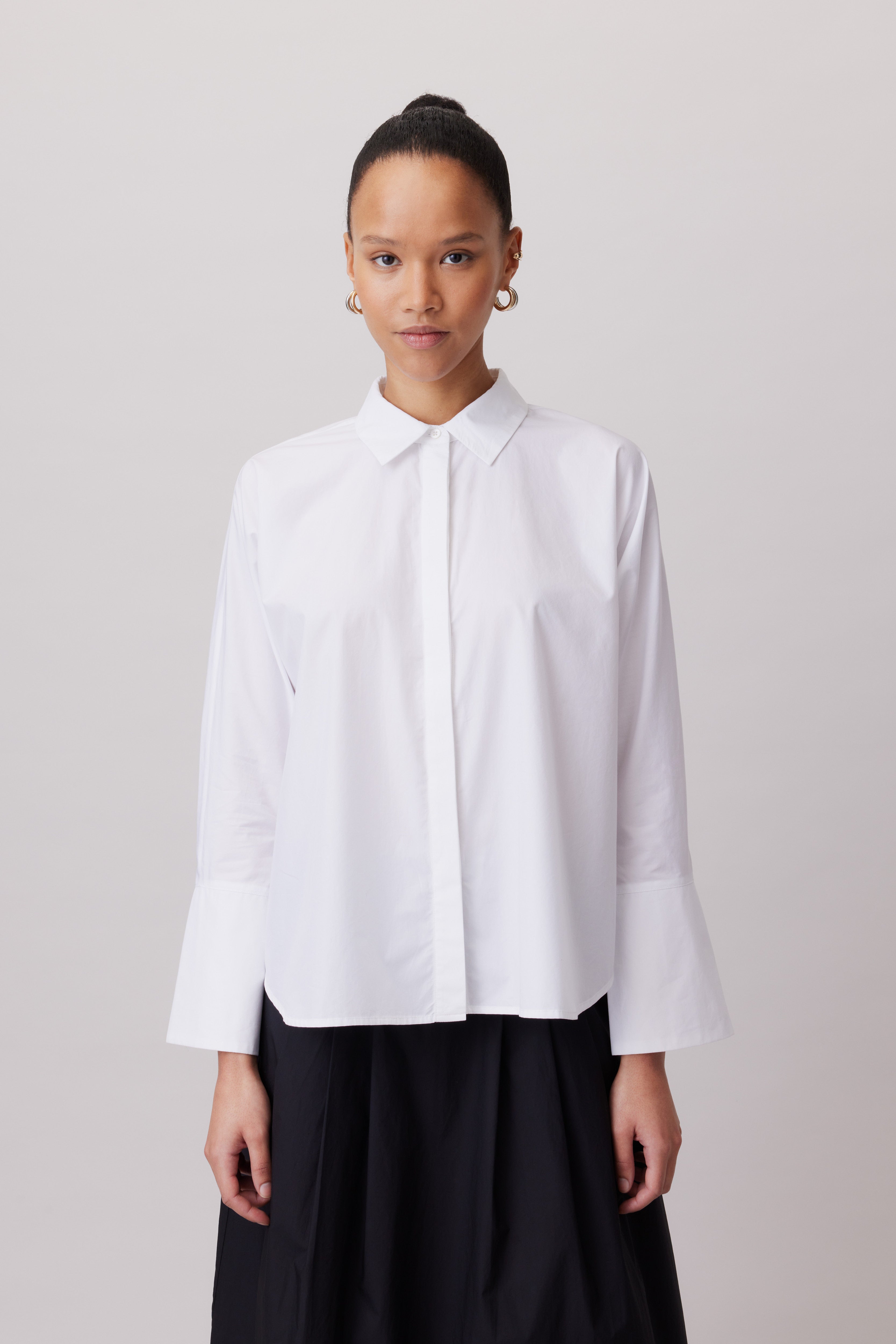 Blouse with Wide Cuffs